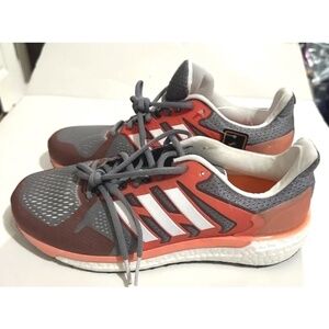 Adidas Supernova ST Grey Chalk Coral Womens 9.5 Sneakers Shoes DB0911 NEW